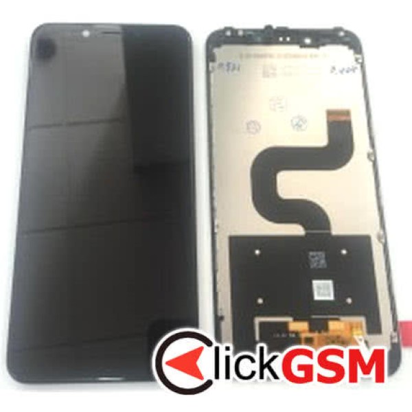 Piesa Display Cu Touchscreen Si Rama Negru Xiaomi Mi 6x 38bj