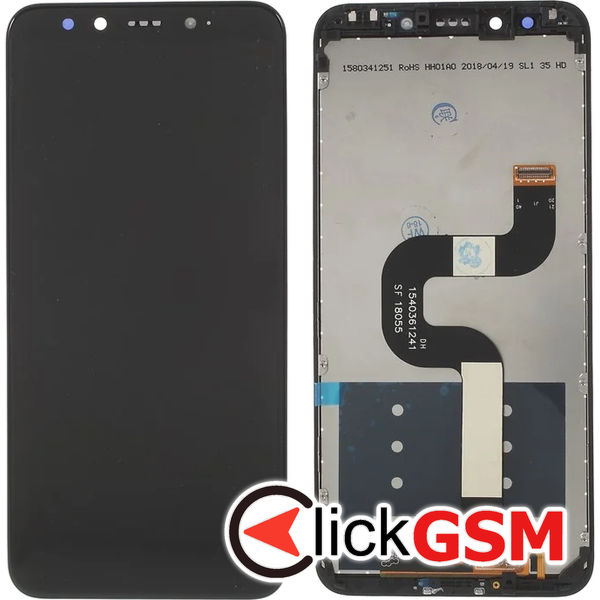 Piesa Display Cu Touchscreen Si Rama Negru Xiaomi Mi A2 4wgr