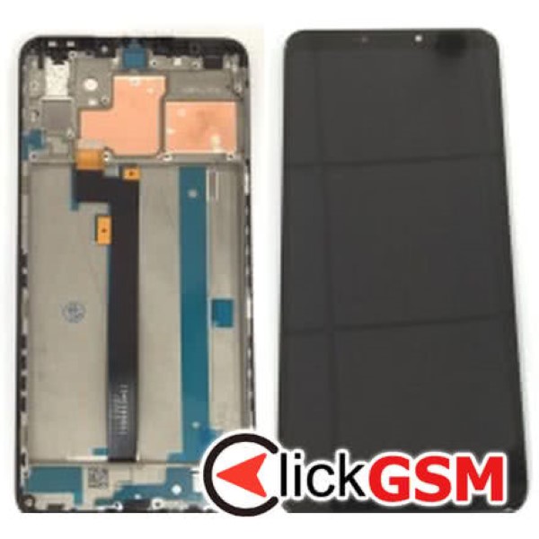 Piesa Piesa Display Cu Touchscreen Si Rama Negru Xiaomi Mi Max 3 38oc