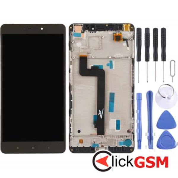 Piesa Display Cu Touchscreen Si Rama Negru Xiaomi Mi Max 300x