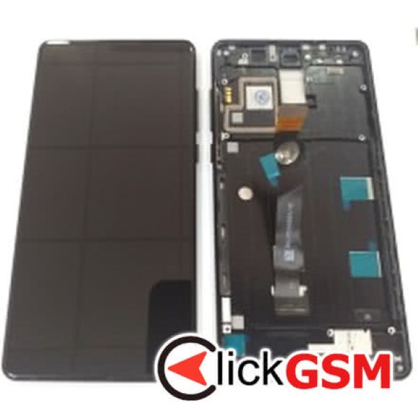 Piesa Display Cu Touchscreen Si Rama Negru Xiaomi Mi Mix 2 3am5