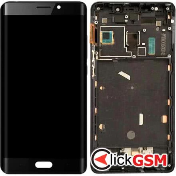 Piesa Display Cu Touchscreen Si Rama Negru Xiaomi Mi Note 2 1fgh