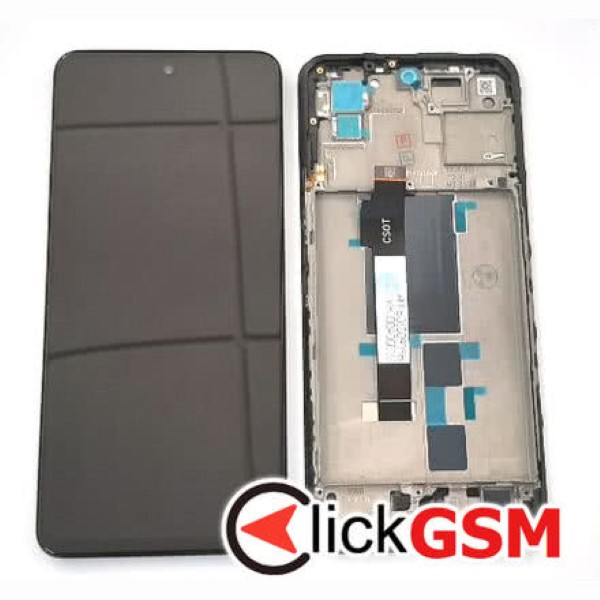 Piesa Display Cu Touchscreen Si Rama Negru Xiaomi Poco X3 Gt 396d