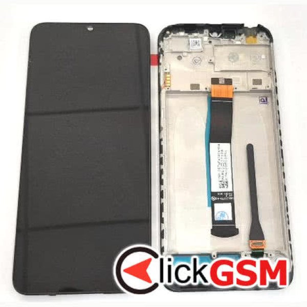 Piesa Display Cu Touchscreen Si Rama Negru Xiaomi Redmi 10c 39dd