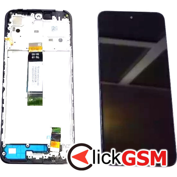 Piesa Display Cu Touchscreen Si Rama Negru Xiaomi Redmi 12 D7m