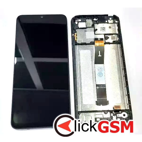 Piesa Display Cu Touchscreen Si Rama Negru Xiaomi Redmi 12c 39el