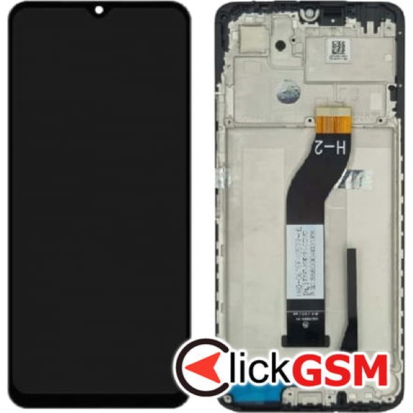 Piesa Display Cu Touchscreen Si Rama Negru Xiaomi Redmi 13c 3cky