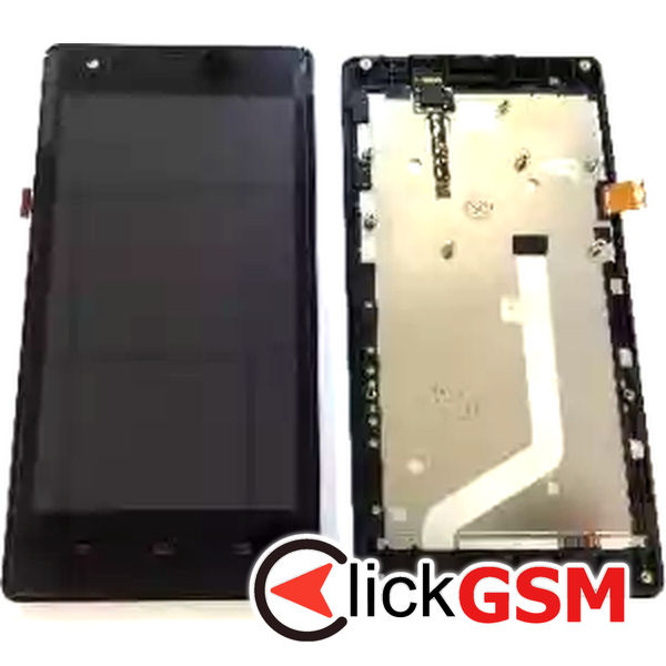 Piesa Piesa Display Cu Touchscreen Si Rama Negru Xiaomi Redmi 1s 39fm