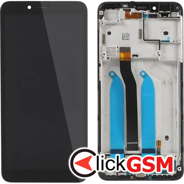 Piesa Display Cu Touchscreen Si Rama Negru Xiaomi Redmi 6a 4wwt