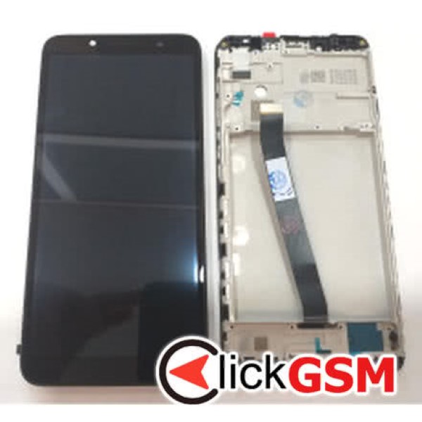 Piesa Piesa Display Cu Touchscreen Si Rama Negru Xiaomi Redmi 7a 39o6