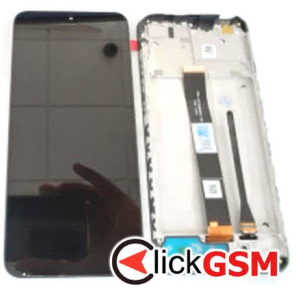 Piesa Display Cu Touchscreen Si Rama Negru Xiaomi Redmi 9a 39q6