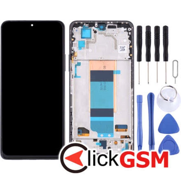 Piesa Display Cu Touchscreen Si Rama Negru Xiaomi Redmi K40s 25yy