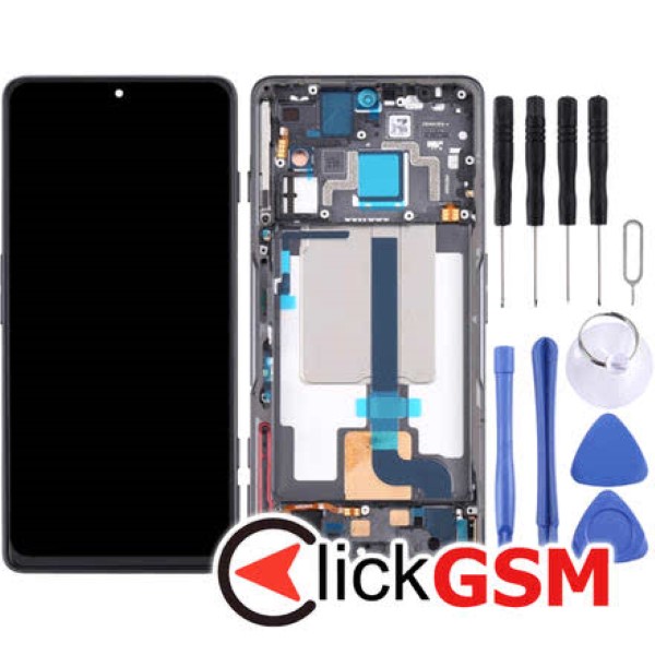 Piesa Display Cu Touchscreen Si Rama Negru Xiaomi Redmi K50 25yt