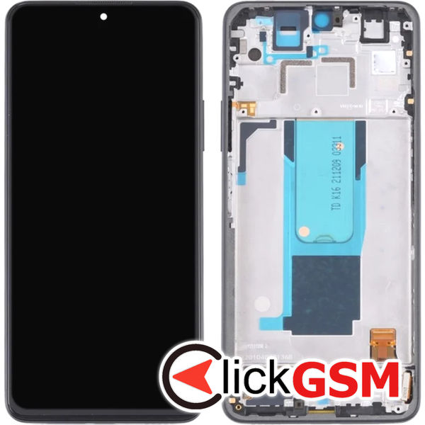 Piesa Display Cu Touchscreen Si Rama Negru Xiaomi Redmi Note 11 Pro 4x9t