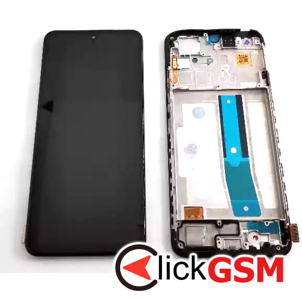 Piesa Piesa Display Cu Touchscreen Si Rama Negru Xiaomi Redmi Note 12s 3a5j