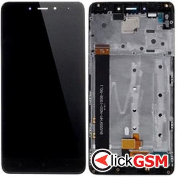 Piesa Display Cu Touchscreen Si Rama Negru Xiaomi Redmi Note 4 1fg9