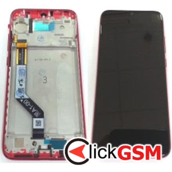 Piesa Piesa Display Cu Touchscreen Si Rama Negru Xiaomi Redmi Note 7 3aau