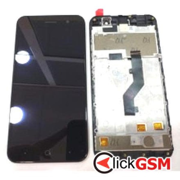 Piesa Display Cu Touchscreen Si Rama Negru Zte Blade A520 2mos