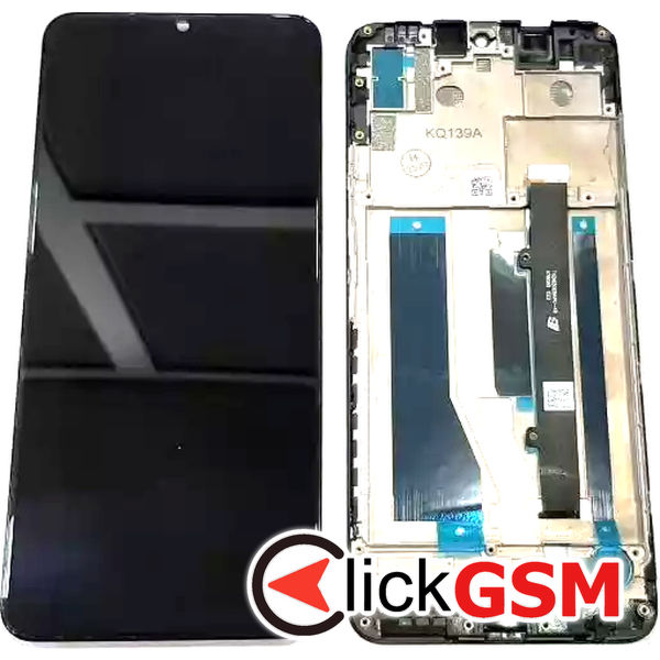 Piesa Display Cu Touchscreen Si Rama Negru Zte Blade A71 2n16