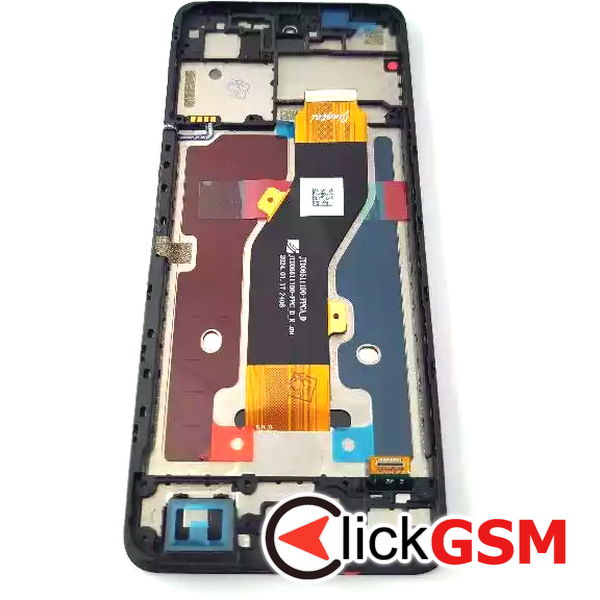 Piesa Display Cu Touchscreen Si Rama Negru Zte Blade A75 5g 44ap