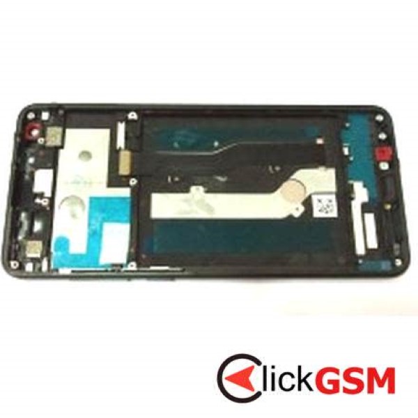 Piesa Display Cu Touchscreen Si Rama Negru Zte Blade V9 2mjd