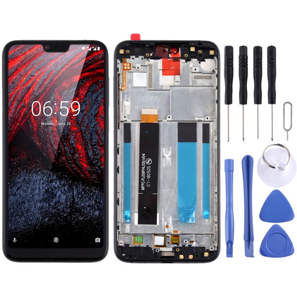 Nokia 6.1 Plus · TFT LCD Screen for Nokia X6 / 6.1 Plus TA-1099 TA-1116 TA-1103 TA-1083 Digitizer Full Assembly with Frame