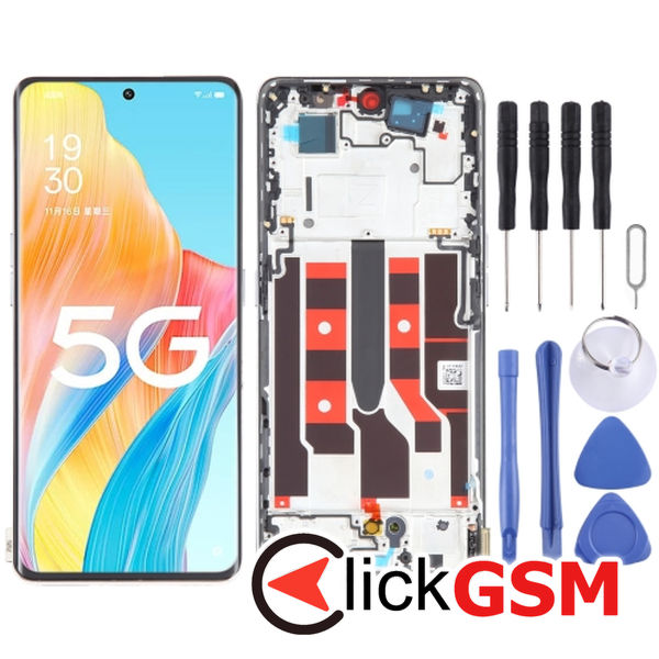 Piesa Display Cu Touchscreen Si Rama Oppo A1 Pro 2to4