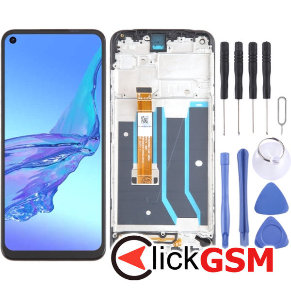 Piesa Piesa Display Cu Touchscreen Si Rama Oppo A53s 5g 2zj9