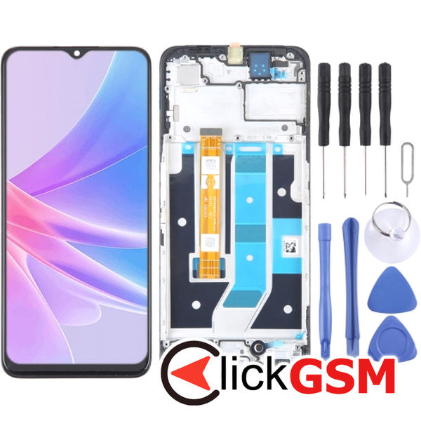 Piesa Piesa Display Cu Touchscreen Si Rama Oppo A58 4g 2tcp