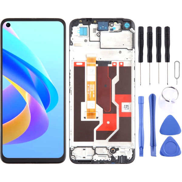Oppo A76 · For OPPO A76 4G LCD Screen Digitizer Full Assembly with Frame
