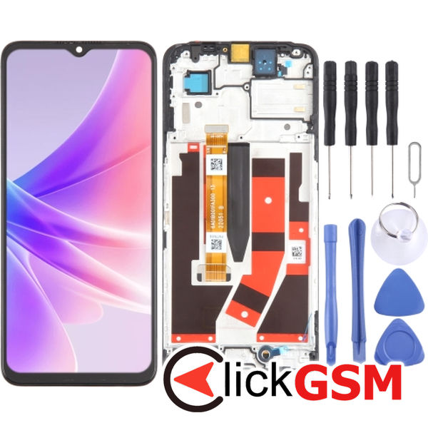 Piesa Piesa Display Cu Touchscreen Si Rama Oppo A77 5g 49af