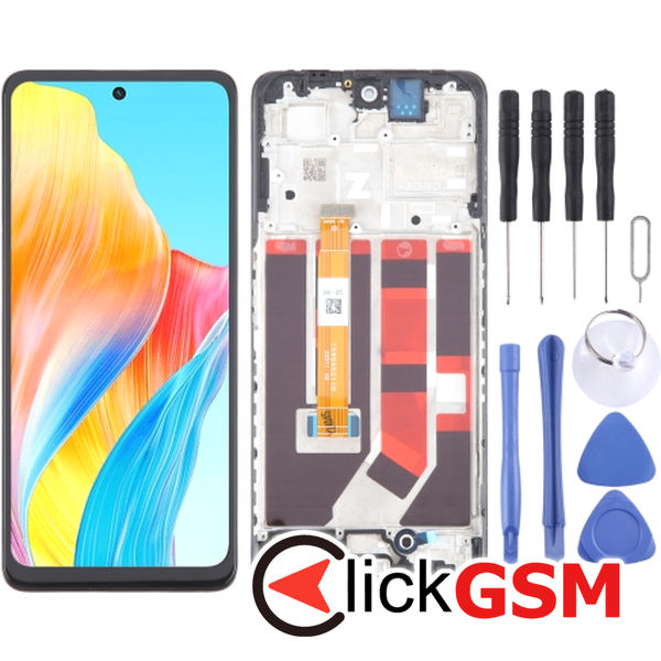 Piesa Piesa Display Cu Touchscreen Si Rama Oppo A98 5g 4hfw