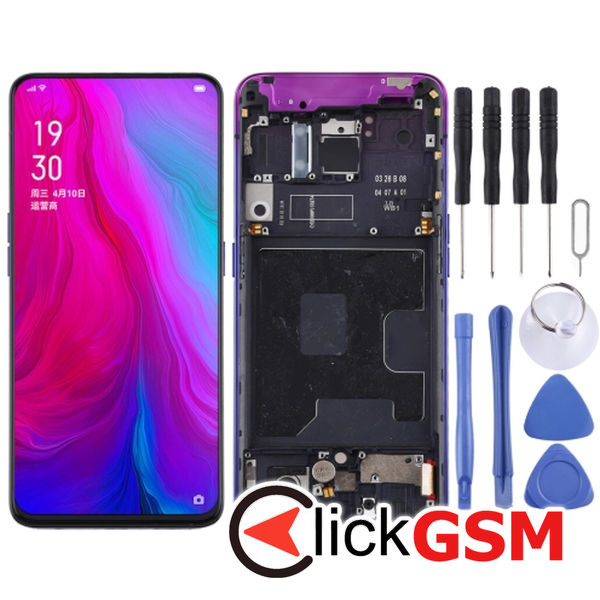 Piesa Display Cu Touchscreen Si Rama Oppo Reno 4nvz