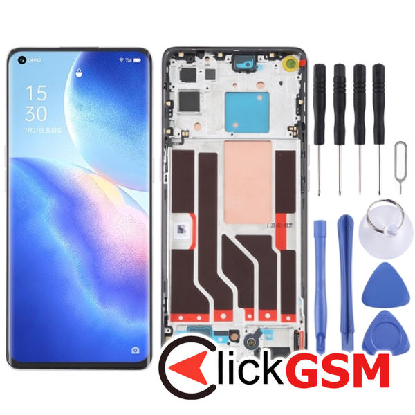 Piesa Display Cu Touchscreen Si Rama Oppo Reno5 Pro 5g 1xp6