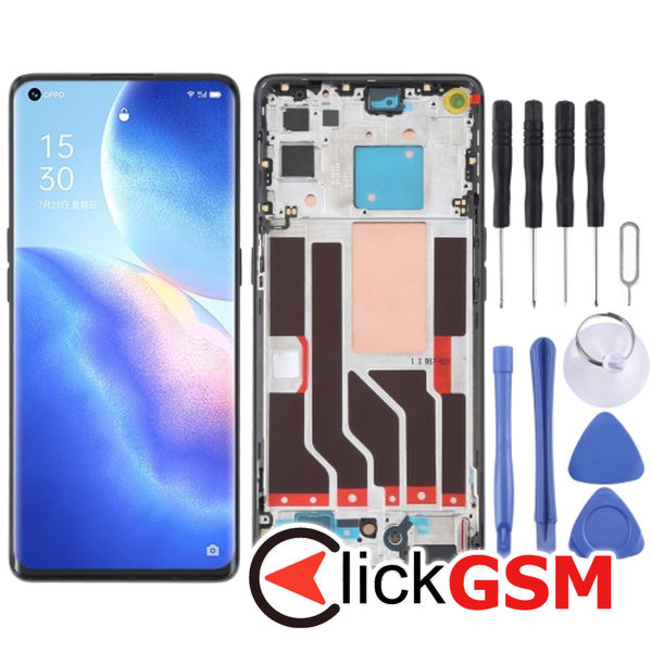 Piesa Display Cu Touchscreen Si Rama Oppo Reno5 Pro 5g 1xpl