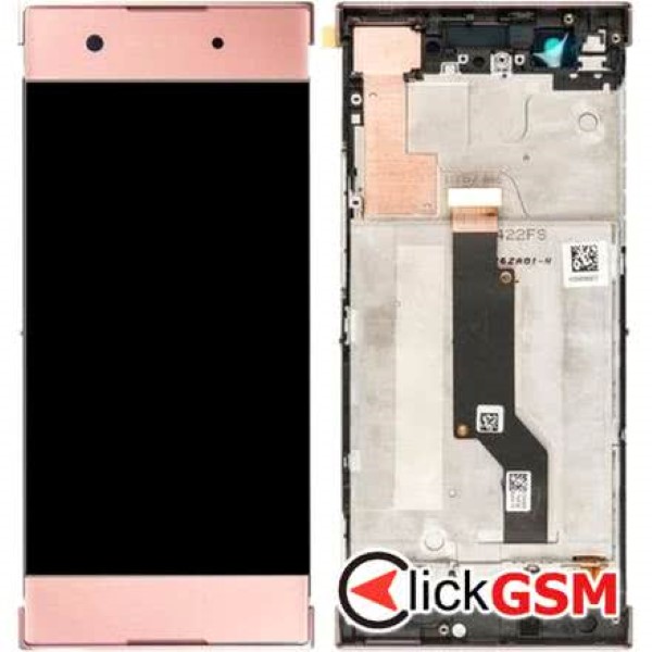 Piesa Display Cu Touchscreen Si Rama Pink Sony Xperia Xa1 2fxs