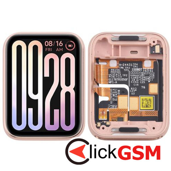 Piesa Piesa Display Cu Touchscreen Si Rama Pink Xiaomi Band 9 Pro 4p1w