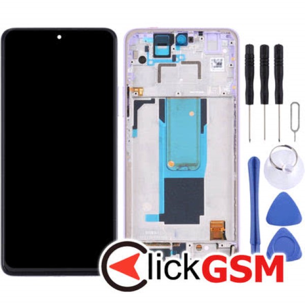 Piesa Display Cu Touchscreen Si Rama Purple Xiaomi Redmi Note 11 Pro.plus 5g 25y6