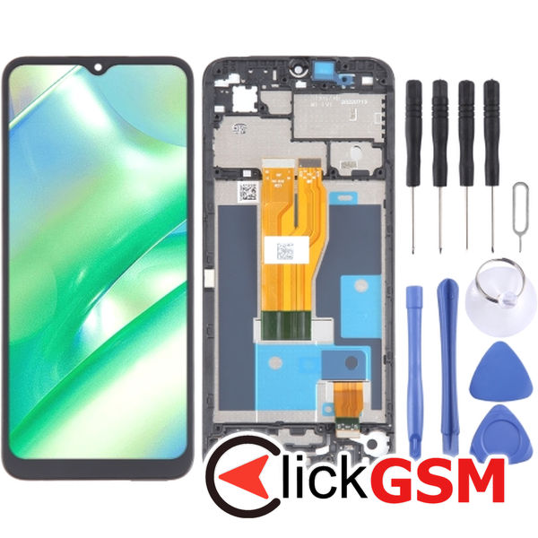 Piesa Display Cu Touchscreen Si Rama Realme C33 2023 4hf4