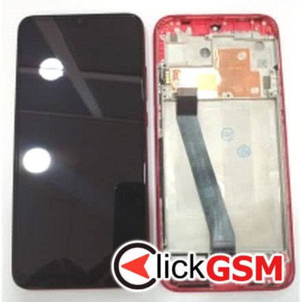 Piesa Display Cu Touchscreen Si Rama Red Xiaomi Redmi 7 39mz