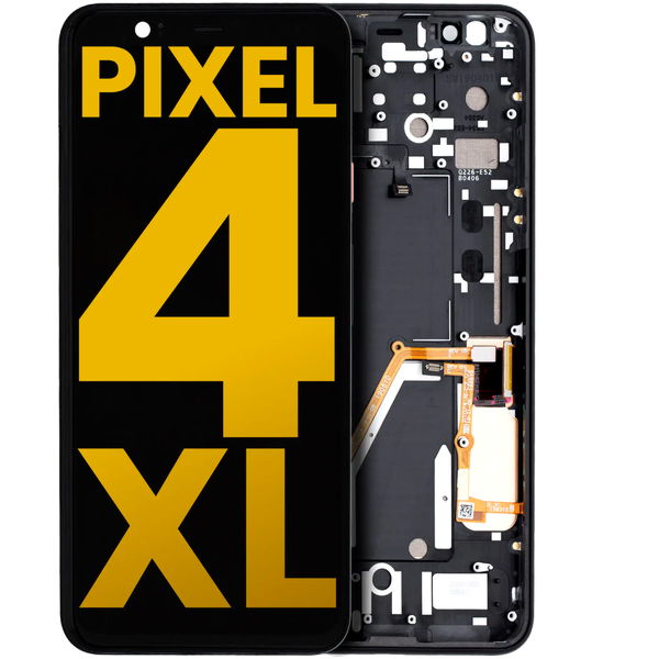 OLED Assembly With Frame For Google Pixel 4 XL (Refurbished) (Pink Power Button)