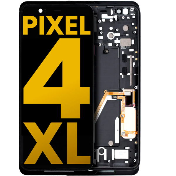 OLED Assembly With Frame For Google Pixel 4 XL (Refurbished) (Pink Power Button)