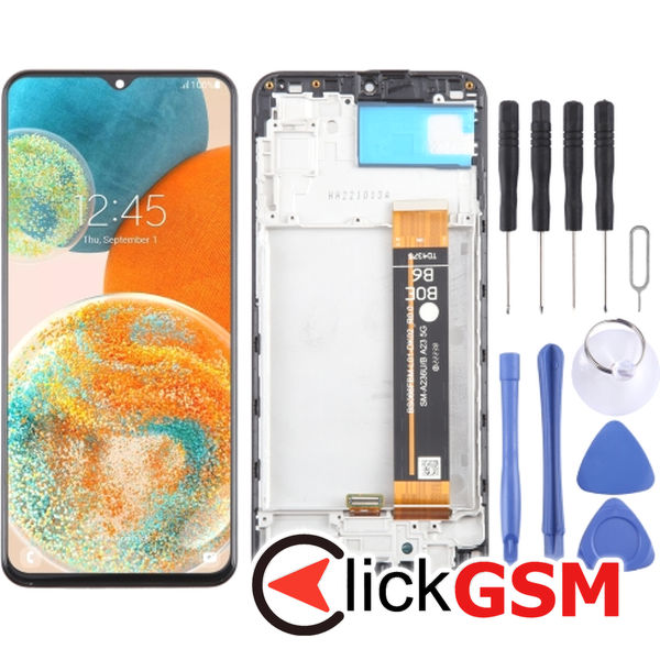 Piesa Display Cu Touchscreen Si Rama Samsung Galaxy A23 5g 4eym