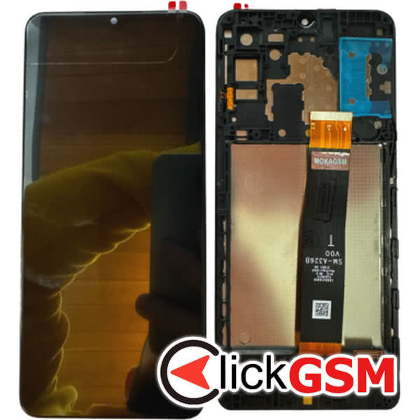 Piesa Piesa Display Cu Touchscreen Si Rama Samsung Galaxy A32 5g 33wt