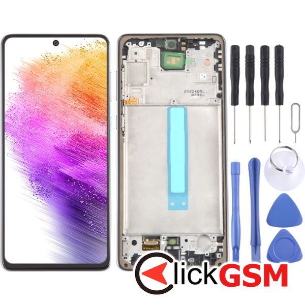 Piesa Display Cu Touchscreen Si Rama Samsung Galaxy A73 5g 4ezc