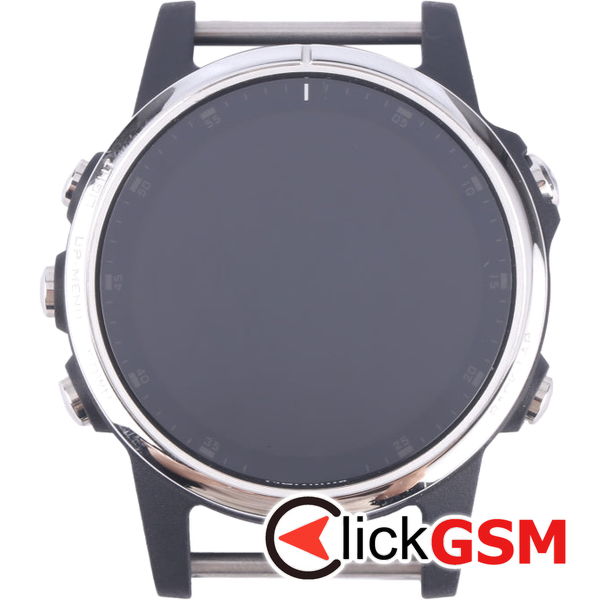 Piesa Piesa Display Cu Touchscreen Si Rama Silver Garmin Fenix 5s Plus 1f4r