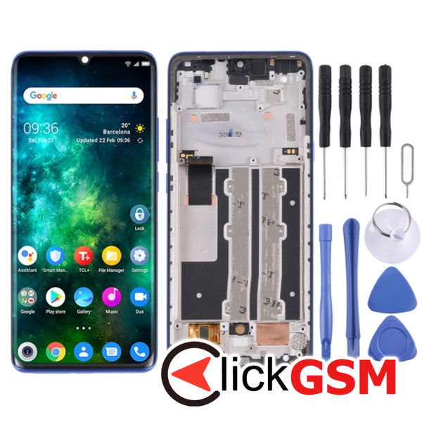 Piesa Display Cu Touchscreen Si Rama Tcl 10 Plus 4oue