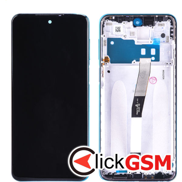 Piesa Display Cu Touchscreen Si Rama Verde Xiaomi Redmi Note 9 Pro 2cwm