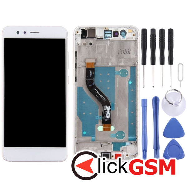 Piesa Display Cu Touchscreen Si Rama White Huawei P10 Lite 4neu