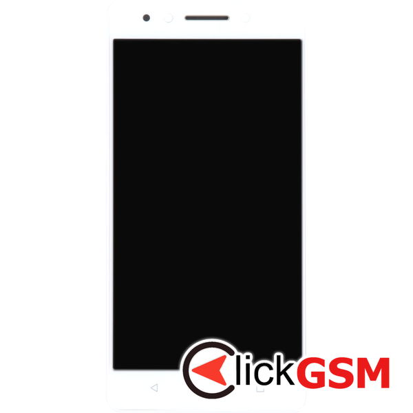 Piesa Display Cu Touchscreen Si Rama White Lenovo K8 Note 258m